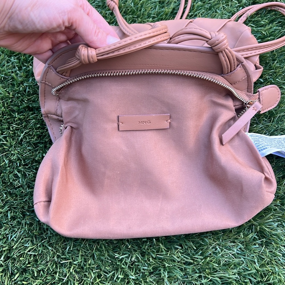 Mango Tan Mini Bag with Gold Hardware - Picture 9 of 10